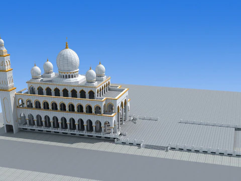 Temple 3D Model