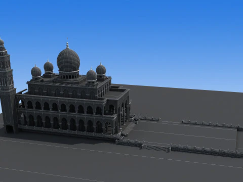 Temple 3D Model