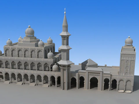 Temple 3D Model