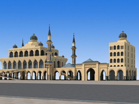 Temple 3D Model