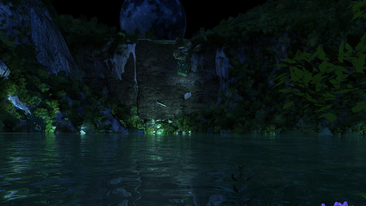 Waterfall 3D Model .c4d .max .obj .3ds .fbx .stl .blend 