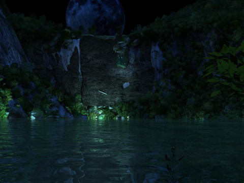 Waterfall 3D Model