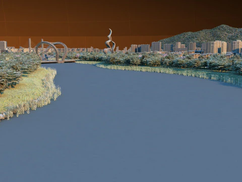 Urban architecture 3D Model