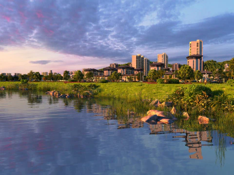 Architektura miejska Model 3D