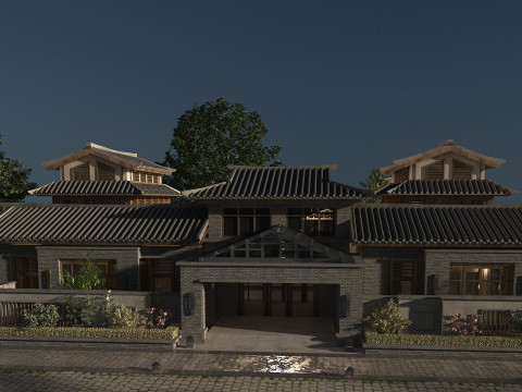 Ancient architecture 3D मॉडल