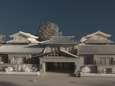 Ancient architecture 3D मॉडल