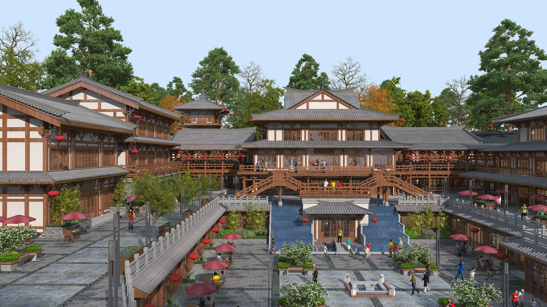 Ncient architecture 3D Model .c4d .max .obj .3ds .fbx .stl .blend 