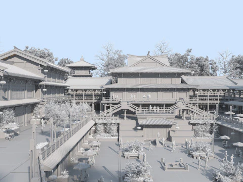 Ncient architecture 3D Model