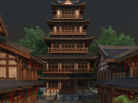 Ancient architecture 3D 模型