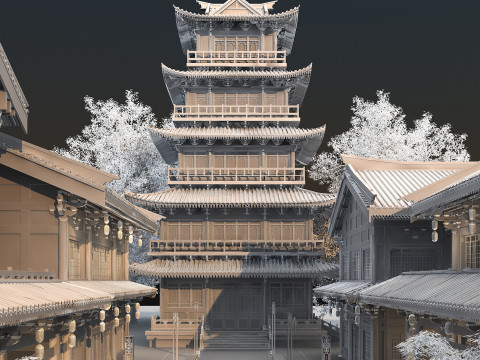 Ancient architecture 3D 模型