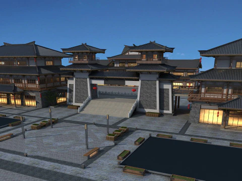 Ancient architecture 3D Model