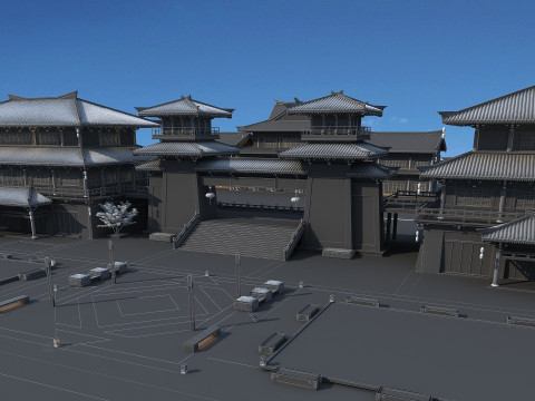 Ancient architecture Modèle 3D