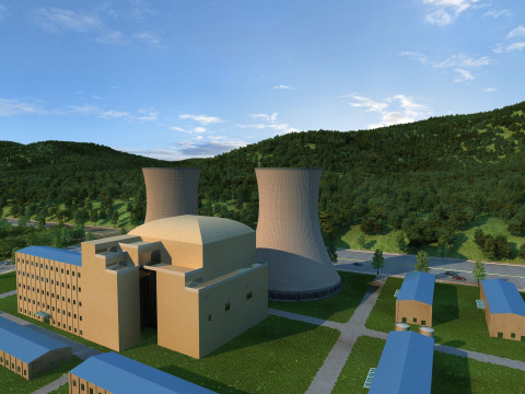 Power station 3D Model