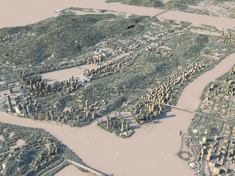 Urban architecture Modelo 3D