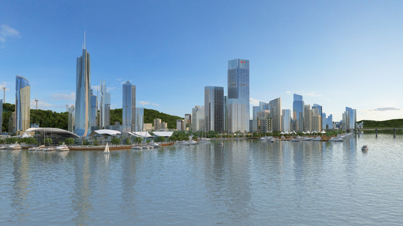 Urban architecture Model 3D .c4d .max .obj .3ds .fbx .stl .blend 
