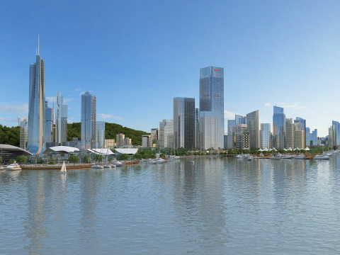 Urban architecture 3D Model