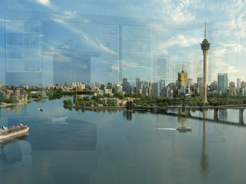 Urban architecture 3D-Modell