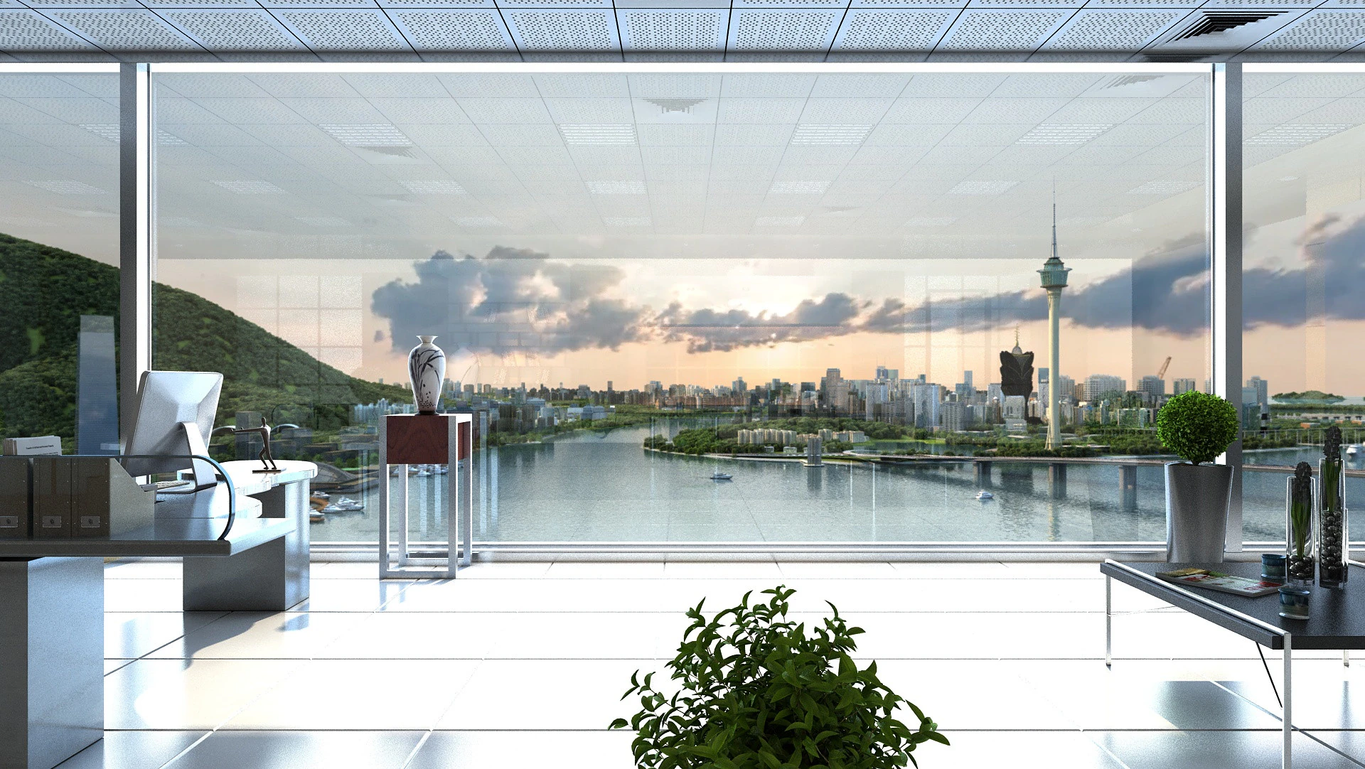 Urban architecture 3D Model .c4d .max .obj .3ds .fbx .stl .blend 