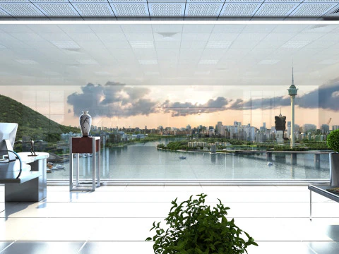 Kentsel mimari 3D Model