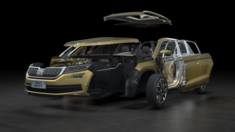 Sedan Modèle 3D .c4d .max .obj .3ds .fbx .stl .blend 