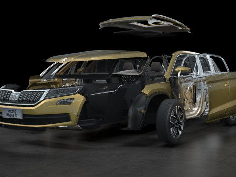 Sedan 3D Model