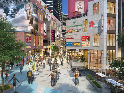 Urban architecture 3D Model