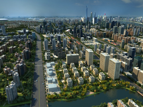 Urban architecture Modèle 3D