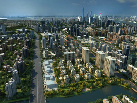 Urban architecture 3D Model