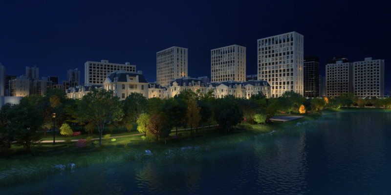 Urban architecture 3D Модель .c4d .max .obj .3ds .fbx .stl .blend 
