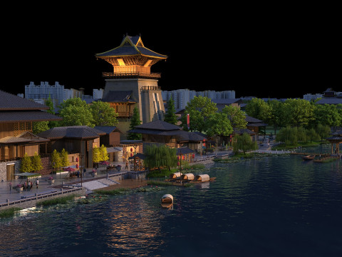 Ancient building 3D 模型