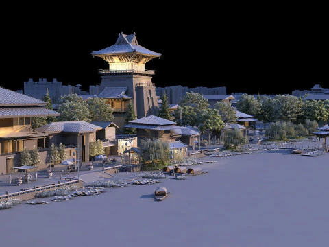 Ancient building 3D Model