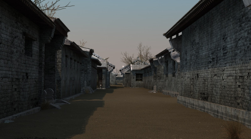 Ancient building 3D Model .c4d .max .obj .3ds .fbx .stl .blend 