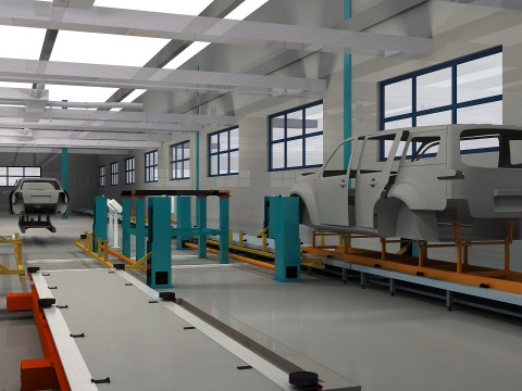 Factory 3D-Modell