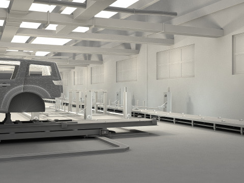 Factory Model 3D