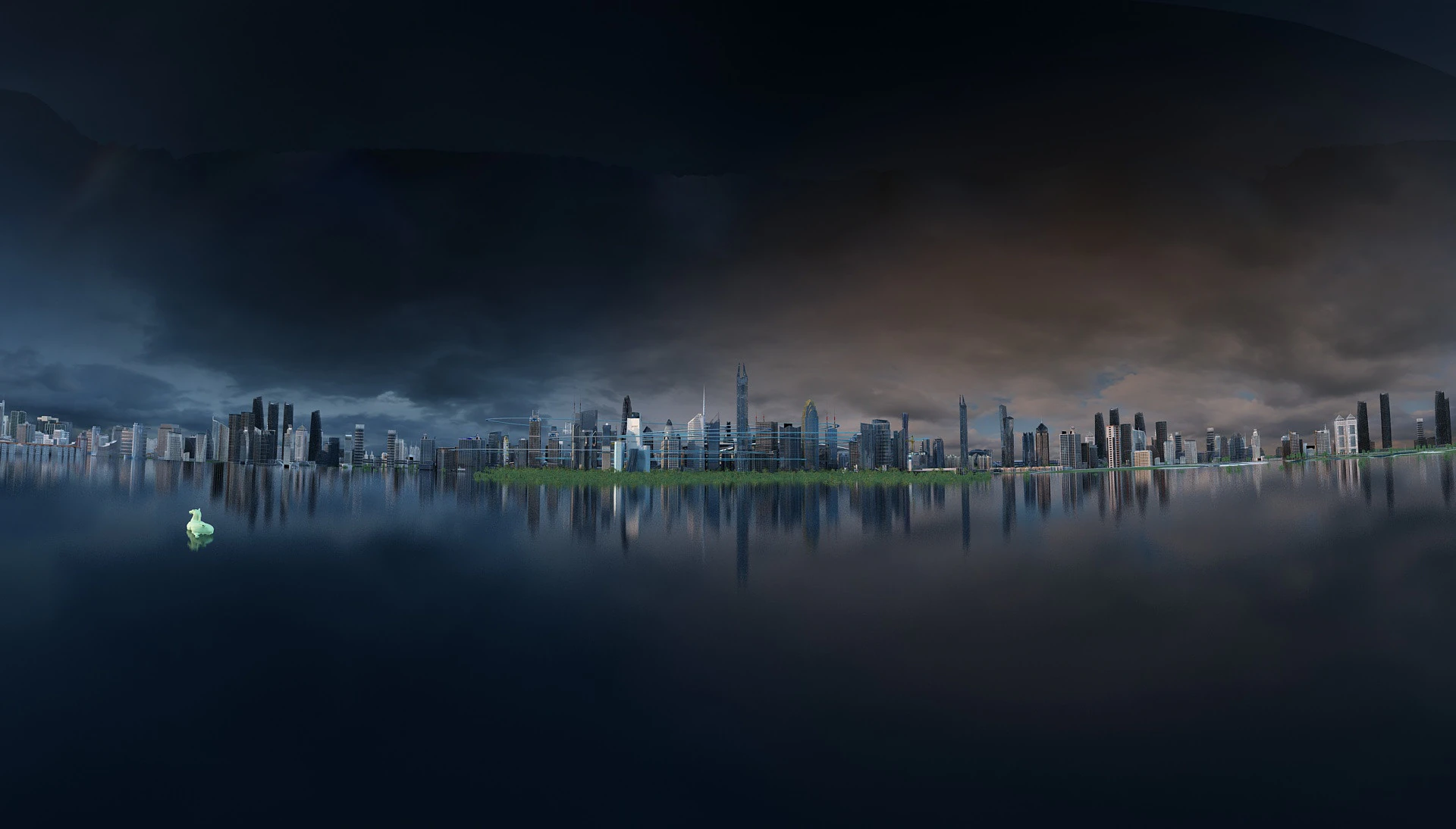 Urban architecture 3D Model .c4d .max .obj .3ds .fbx .stl .blend 