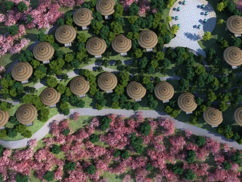 Сад 3D Модель