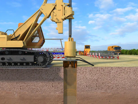 Construction site 3D Model