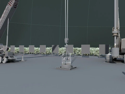 Canteiro de obras Modelo 3D