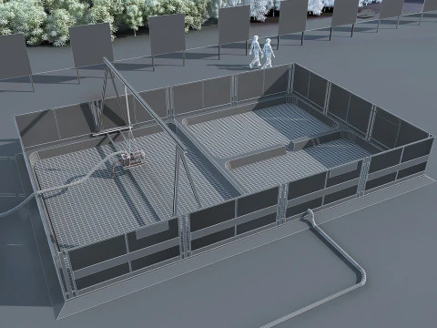 Bouwplaats 3D Model