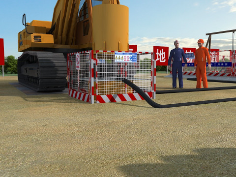 Construction site Model 3D