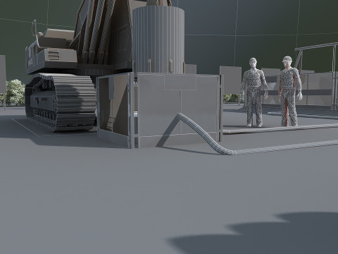 Construction site Model 3D