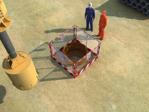 建設現場 3Dモデル