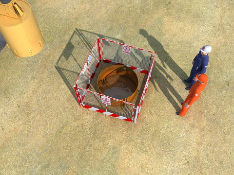 Construction site 3D Model