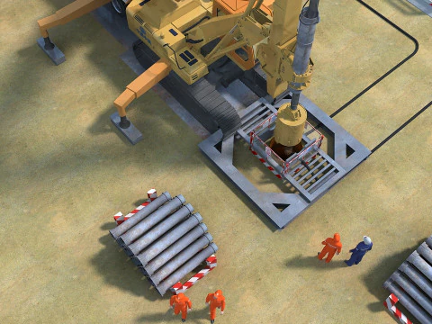 Plac budowy Model 3D