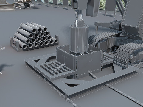 Construction site 3Dモデル