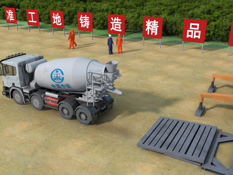 Construction site 3D Model
