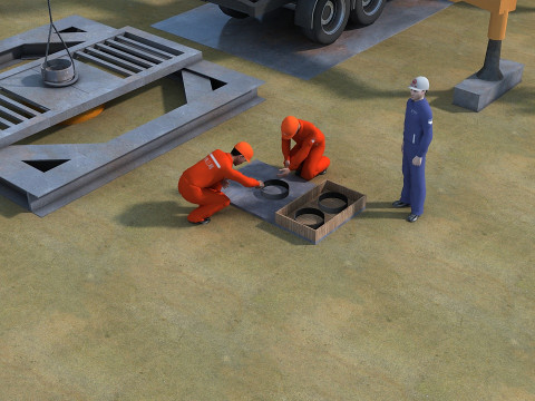 Construction site 3Dモデル