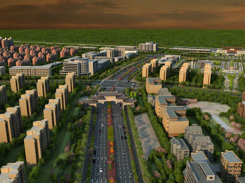 Urban architecture 3D Model