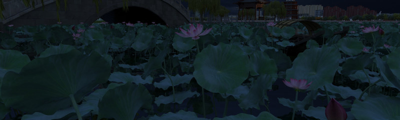 Lotus pond 3Dモデル .c4d .max .obj .3ds .fbx .stl .blend 