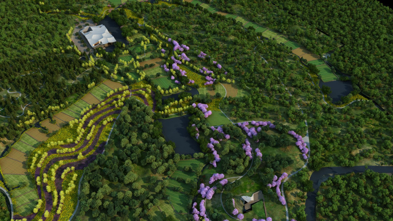 Suburban scenery 3Dモデル .c4d .max .obj .3ds .fbx .stl .blend 